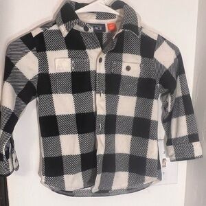 Children’s Place Black and White Flannel 3T
